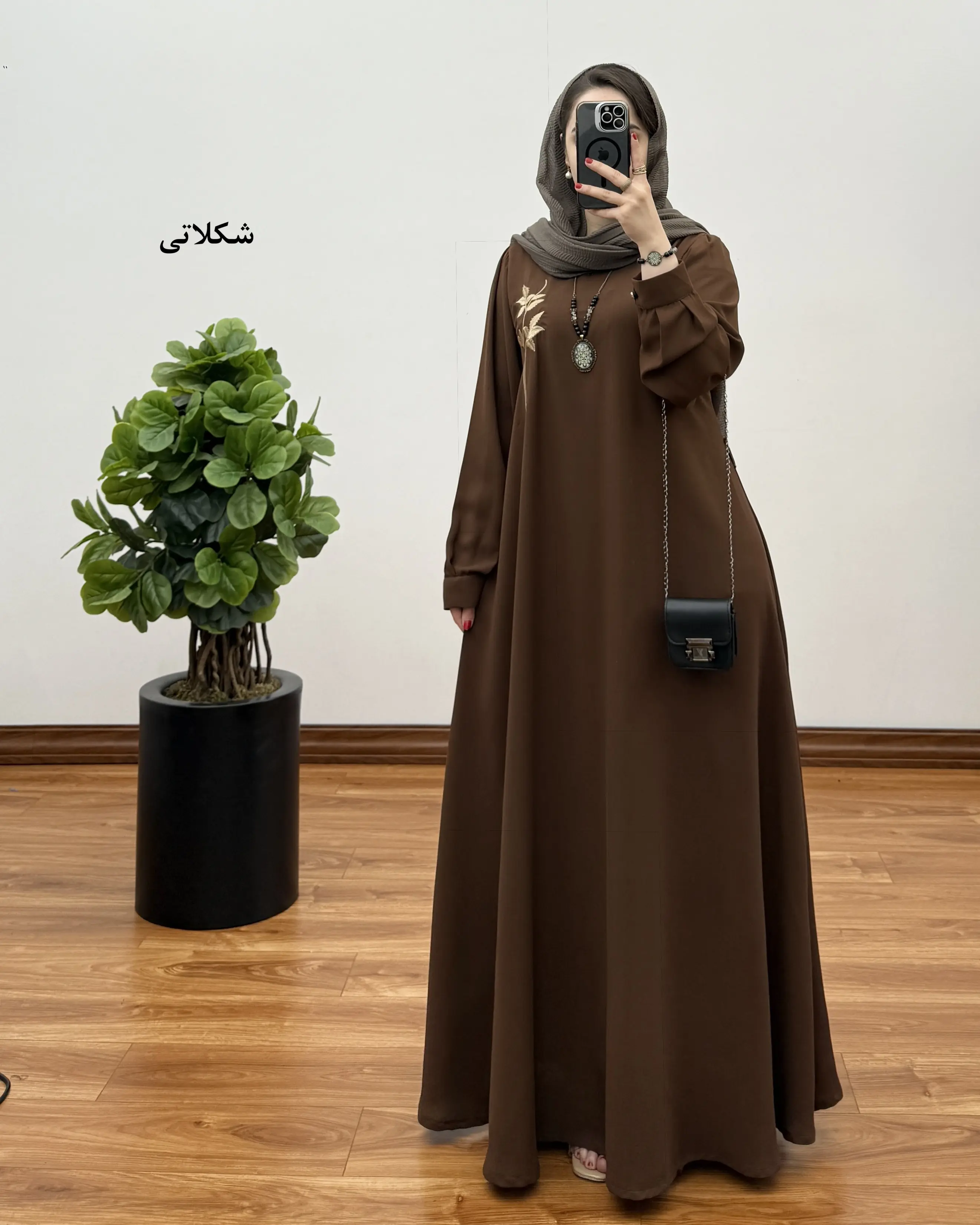 مانتو عبایی مجلسی زنانه مدل شیوا